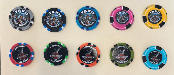 Taku H-D Poker Chip
