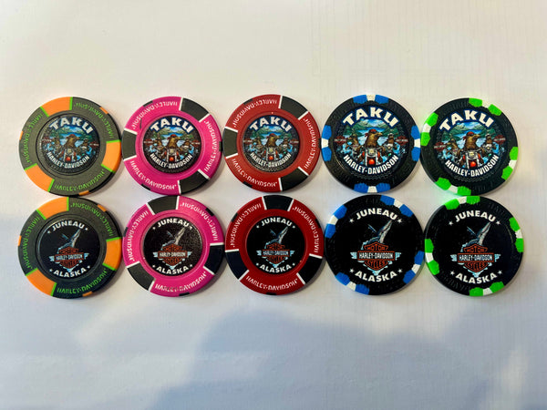 Taku H-D Poker Chip
