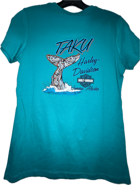 Womens Subtle Whale T-Shirt