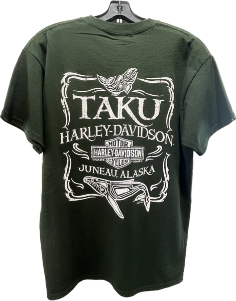 Taku Salmon-Whale Pocket T-Shirt